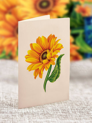 Sunflower (8 Pop-Up Greeting Cards)