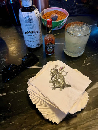 Second Line Beverage Napkins