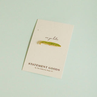 Alligator Enamel Lapel Pin