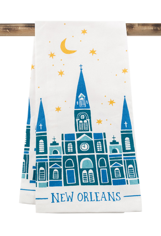 Kitchen Towel - Nighttime in Nola