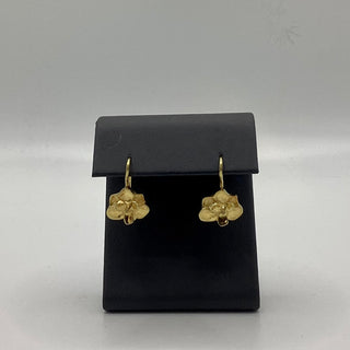 VERMEIL MAGNOLIA DANGLE EARRINGS