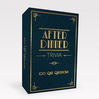 After Dinner Trivia Card Game