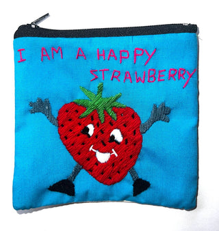 "Chalee" Hand Embroidered Pouches by Hmong Youth in Laos