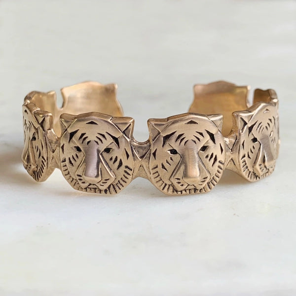 Mimosa Handcrafted - Tiger Cuff Bronze