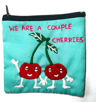 "Chalee" Hand Embroidered Pouches by Hmong Youth in Laos