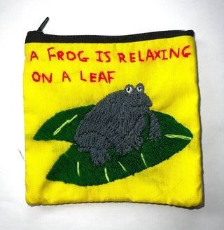 "Chalee" Hand Embroidered Pouches by Hmong Youth in Laos