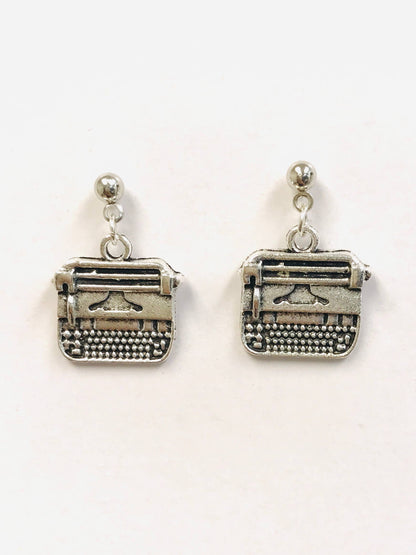 Typewriter Earrings: Studs