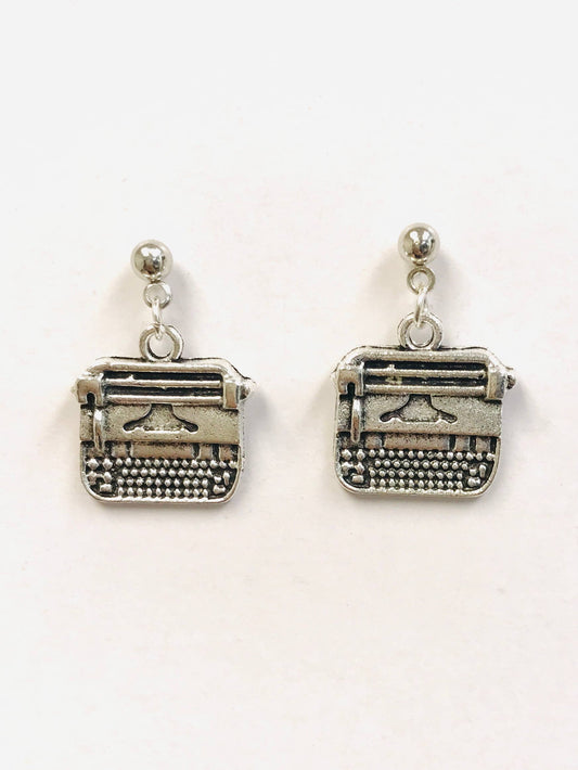 Typewriter Earrings: Studs