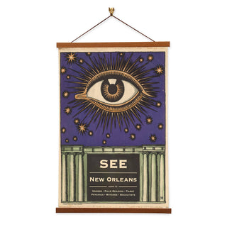 See Occult New Orleans Vintage Banner