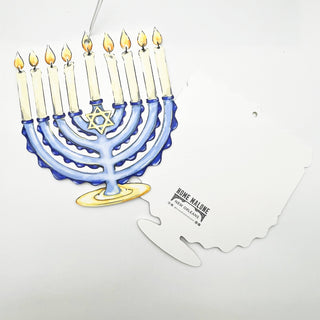 Menorah Decornament-Wreath Flair Hanukkah Holidays Charm