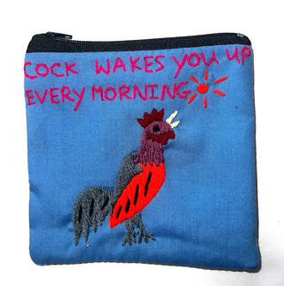 "Chalee" Hand Embroidered Pouches by Hmong Youth in Laos