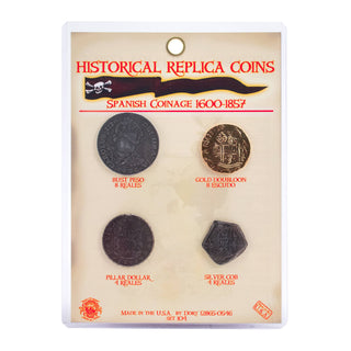 Replica Coin Set - Colonial American Spanish Coinage