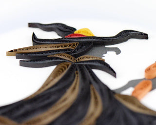 Quilled Witch Halloween Card