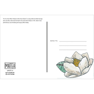 Do You Know What It Means To Miss New Orleans Postcard