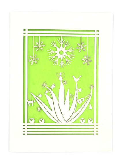 Agave Holiday Card: A7 - 5.125'' x 7'' / Orange