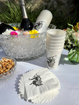 Poppin Bottles with Models Cocktail Napkins | Alexa Pulitzer