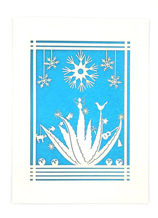 Agave Holiday Card: A7 - 5.125'' x 7'' / Orange