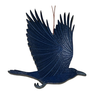 Raven Wooden Ornament by Tulia's Artisan Gallery