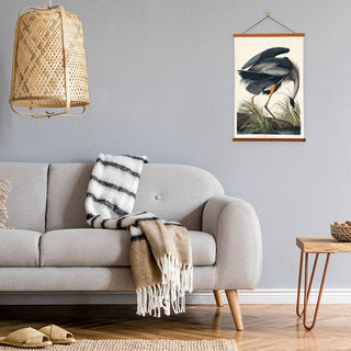 Great Blue Heron Canvas Print by John James Audubon
