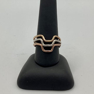 Crescent City Fluidity Ring, Mixed Metals