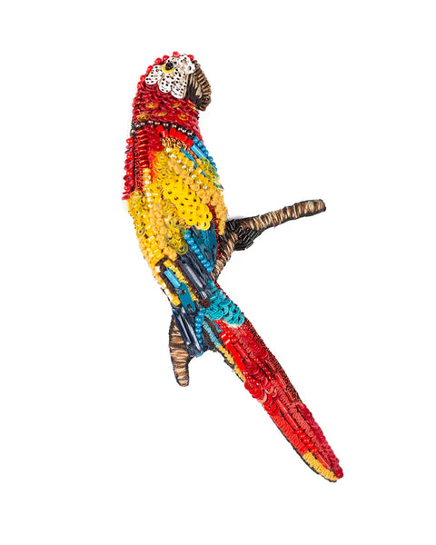 Ara Macaw Brooch Pin