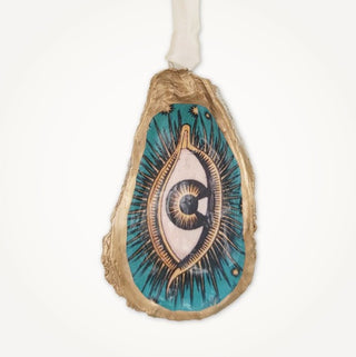 All Seeing Eye Oyster Ornament