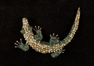 Nile Crocodile Brooch Pin