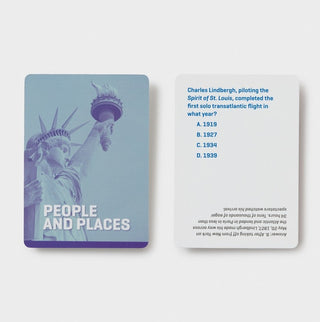 Smithsonian American History Trivia Card Deck