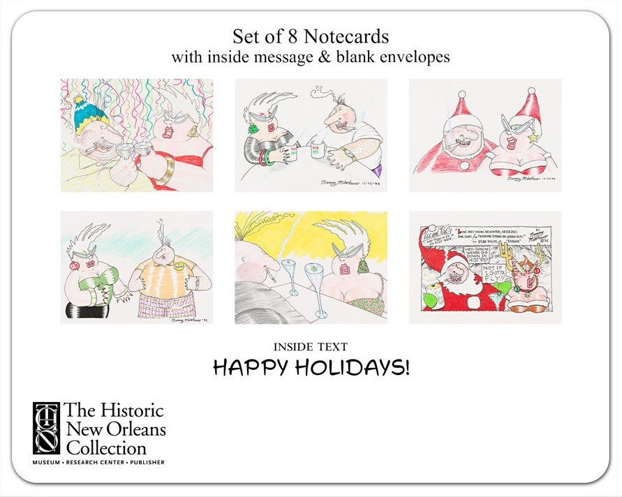 BUNNY MATTHEWS HOLIDAY BOXED CARDS (SET OF 12)