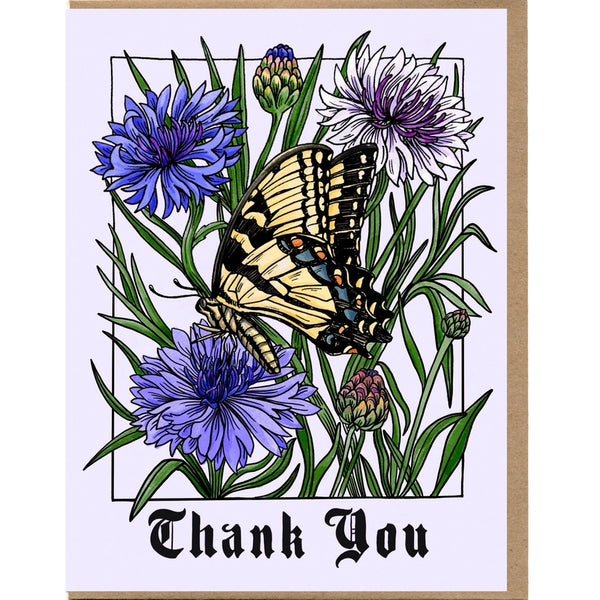 Thank You Butterfly Card by Mattea