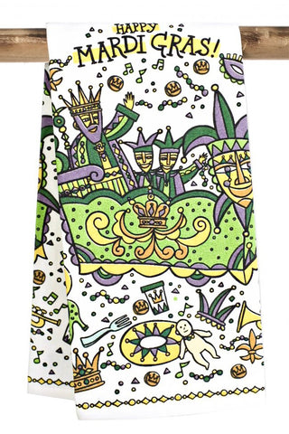 Kitchen Towel - Mardi Gras Float