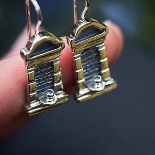Cemetery Tomb Earrings