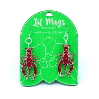 Lil Mags Crawfish Earrings Pete’s Papercrafts