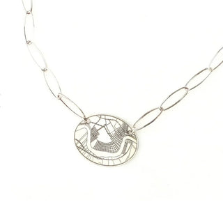Crescent Cityscape Necklace
