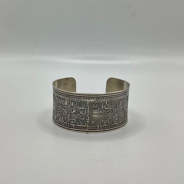 ST. CHARLES 9 MUSES SILVER CUFF