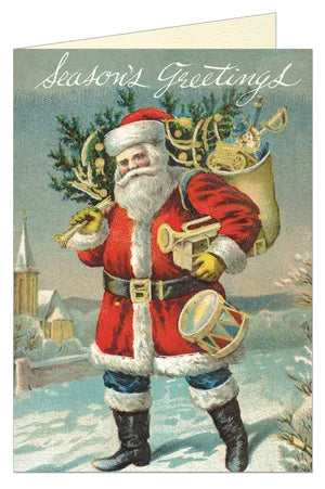Cavallini Santa Clause Christmas Boxed Cards