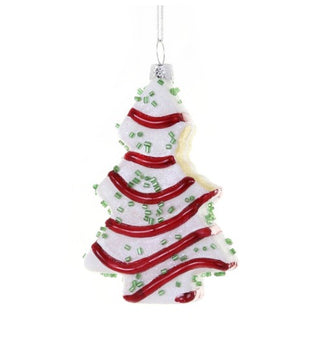 Christmas Tree Cake with Bite Ornament