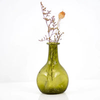 Small Green Bud Vase 2.75x4