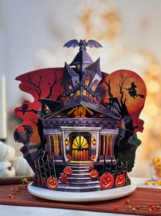 Haunted House Pop-Up Greeting Card