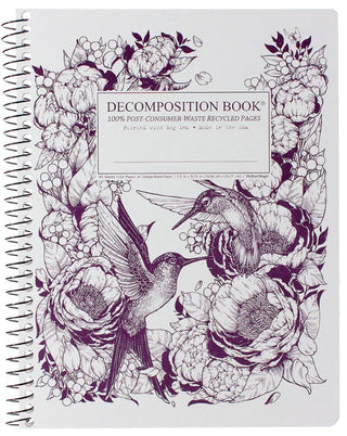 Hummingbirds Coilbound Decomposition Book