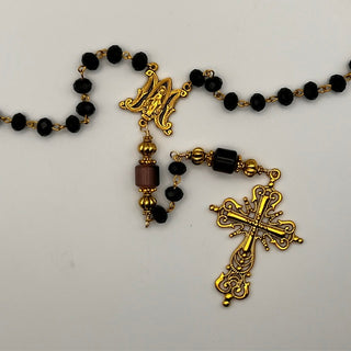 Ombré Glass Bead Rosary
