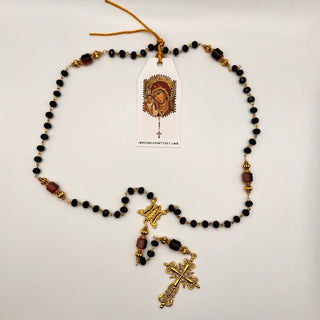 Ombré Glass Bead Rosary