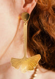 Ginkgo Leaf Earrings