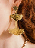 Ginkgo Leaf Earrings