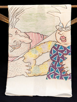 King Cake | Vic and Nat'ly Tea Towel