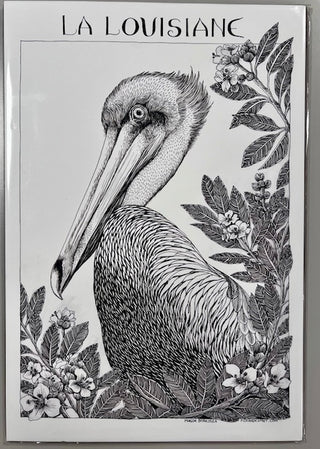"La Louisiane" Art Print by Fox and Comet | 13" x 18"