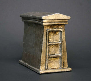 Marie Laveau Tomb, Antiqued Silver