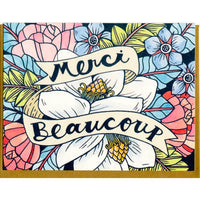 Merci Beaucoup Card by Mattea
