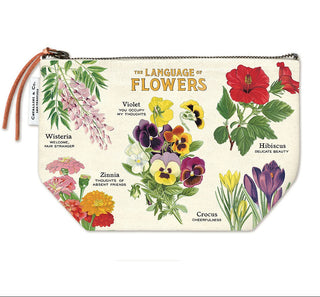 Language of Flowers Vintage Pouch