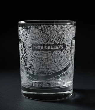 Map of New Orleans DOF | Bywater Barware